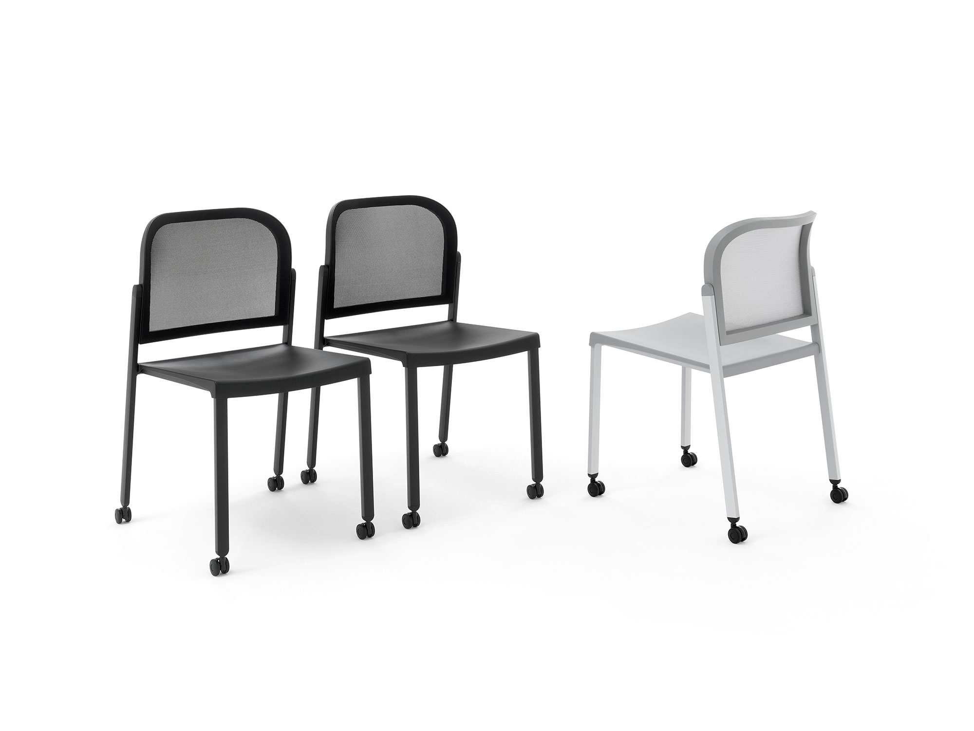 Passi Net Plastic Castor Chair